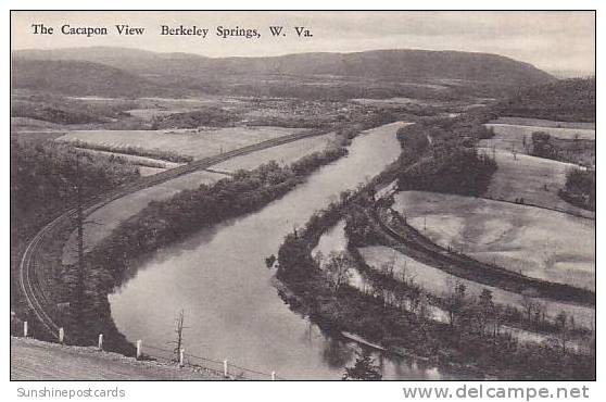 West Virginia Berkeley Springs  The Cacapon View Albertype - Otros & Sin Clasificación