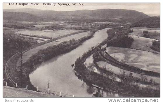 West Virginia Berkeley Springs  The Cacapon View Albertype - Otros & Sin Clasificación