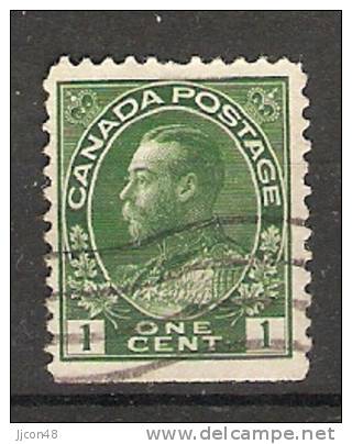 Canada  1912  King George V  (o) - Single Stamps