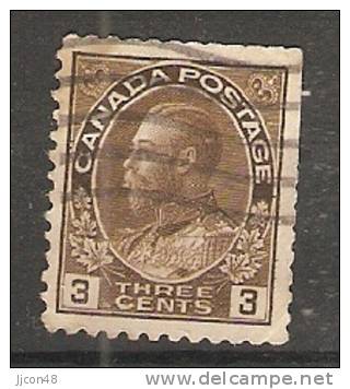 Canada  1912  King George V  (o) - Single Stamps