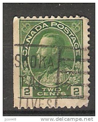 Canada  1922  King George V  (o) - Sellos (solo)