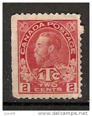 Canada  1916  King George V  (o)  ITC - Single Stamps
