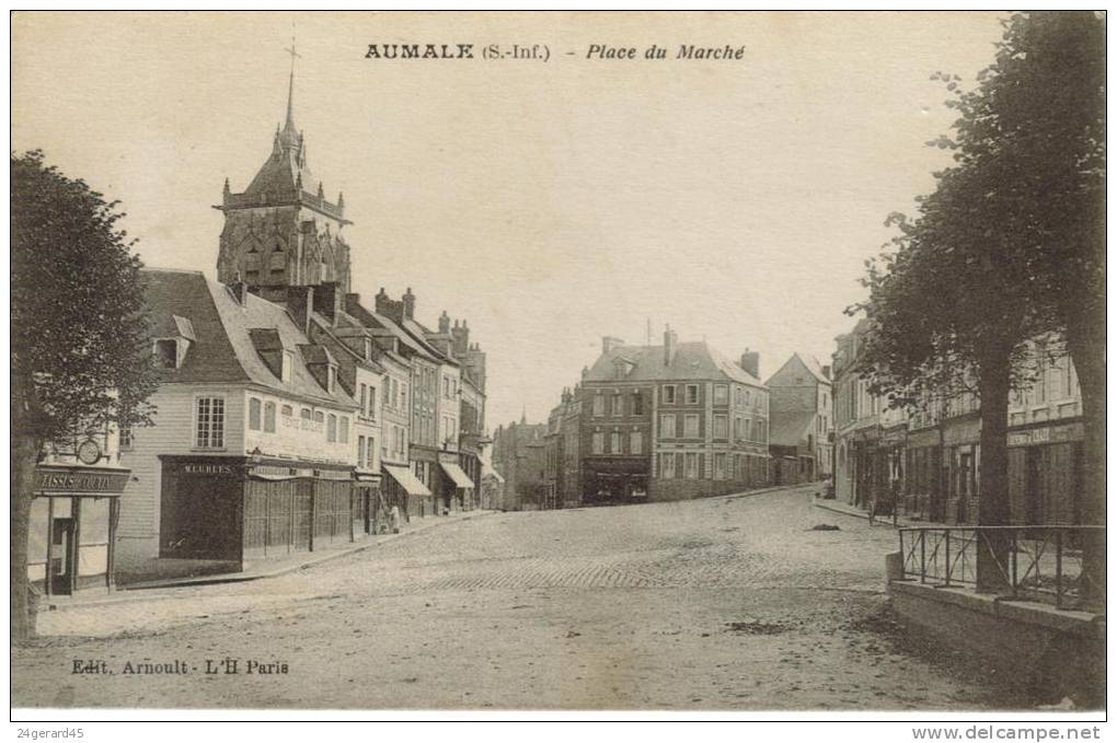 CPA AUMALE (Seine Maritime) - Place Du Marché - Aumale