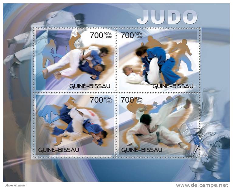 GUINEA BISSAU 2012 ** KB M/S 4v Judo A05 - Judo