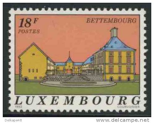 Luxemburg Luxembourg 1992 Mi 1291 ** Inner Courtyard Of Bettembourg Castle / Schloß Collart, Bettemburg / Château - Kastelen