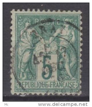 FRANCE N° 64 Obl. Centrage - 1876-1878 Sage (Type I)