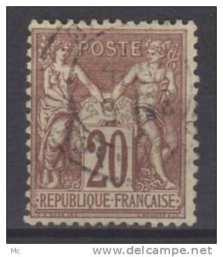 FRANCE N° 67 Obl. - 1876-1878 Sage (Type I)