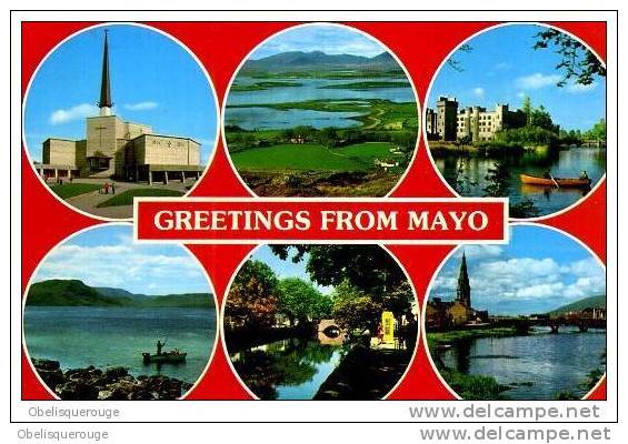 IRELAND MAYO  6 VUES  1 CARTE HINDE - Mayo