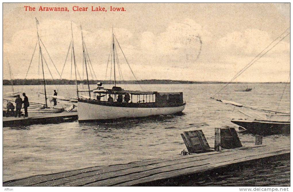 Clear Lake Ia The Arawanna 1909 Postcard - Andere & Zonder Classificatie