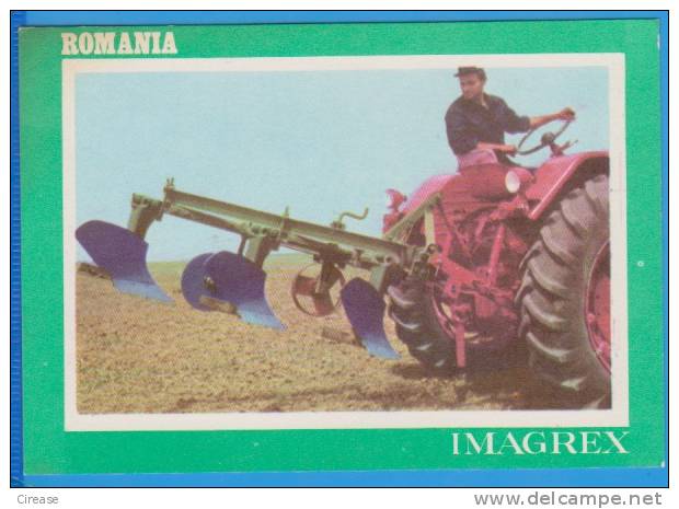 Tractor Farm Machinery Pstcard - Tracteurs