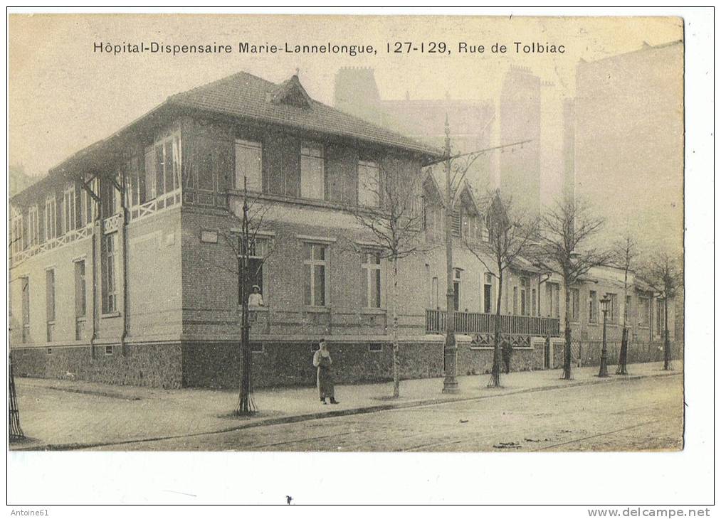 PARIS --Hopital Dispensaire "Marie Lannelongue " --127 -129 Rue De Tolbiac - District 13