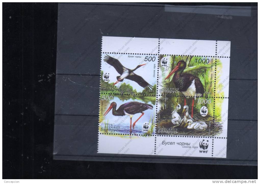 BIELORUSSIA Nº 531 AL 534 - Storks & Long-legged Wading Birds