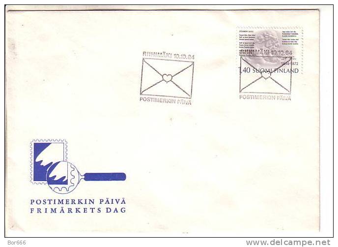 GOOD FINLAND Cover With Special Cancel 1984 - Stamp Day - Entiers Postaux