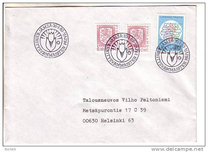 GOOD FINLAND Cover With Special Cancel 1983 - Kehitysvammaiten - Entiers Postaux