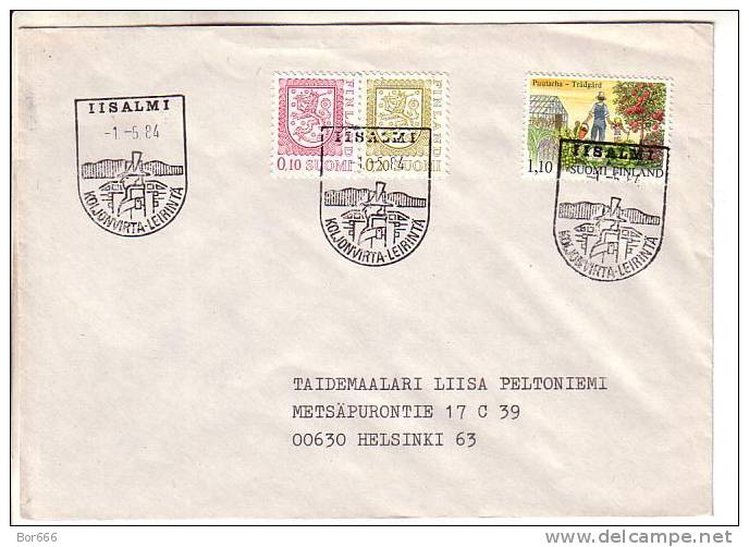 GOOD FINLAND Cover With Special Cancel 1984 - Koljonvirta - Leirintä - Ganzsachen