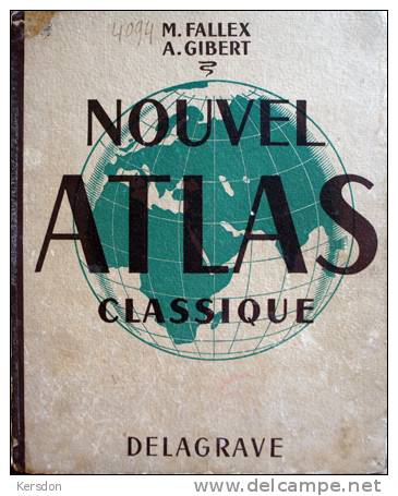 Livre - Nouvel Atlas - M. Fallex Et A. Gibert - Dalagrave - Maps/Atlas