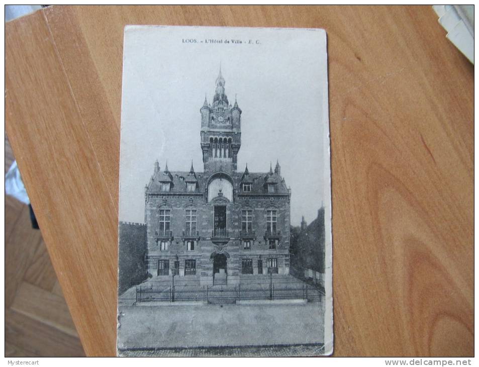 CPA C0   LOOS  L Hotel De Ville - Loos Les Lille