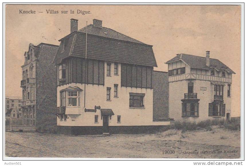 17157g VILLAS Sur La DIGUE - Knocke - 1912 - Knokke