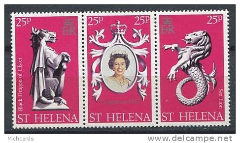 104 SAINTE HELENE 1978 - Dragon Reine Lion De Mer - Neuf Sans Charniere (Yvert 303/05) - Saint Helena Island