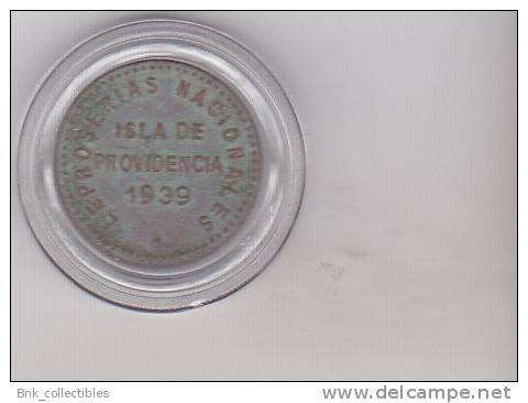 Isla De Providencia , Leper Colony , 0.05 Bs 1939 , Rare - Otros – América