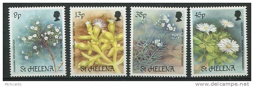 104 SAINTE HELENE 1987 - Flore Plante Rare - Neuf Sans Charniere (Yvert 466/69) - St. Helena