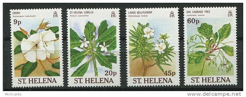 104 SAINTE HELENE 1989 - Flore Plante Rare - Neuf Sans Charniere (Yvert 491/94) - Saint Helena Island