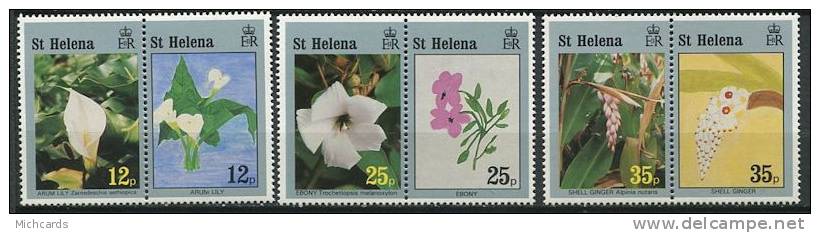 104 SAINTE HELENE 1993 - Flore FLeur Peinture Enfant - Neuf Sans Charniere (Yvert 609/14) - Saint Helena Island