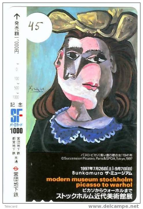 PICASSO * Telecarte JAPON (45) PHONECARD JAPAN - Pintura