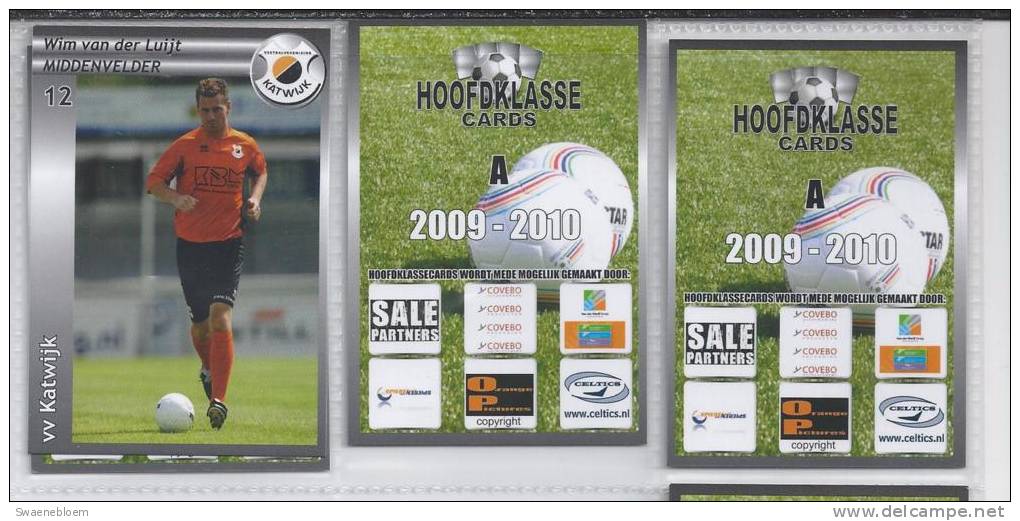 NL.- Trading Cards - Hoofdklasse cards 2009 / 2010. Incl. Ringband. Voetbal. 14 scans