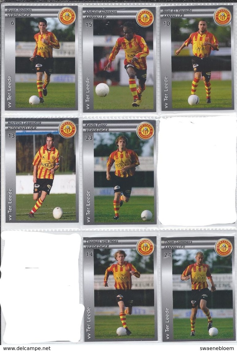 NL.- Trading Cards - Hoofdklasse cards 2009 / 2010. Incl. Ringband. Voetbal. 14 scans