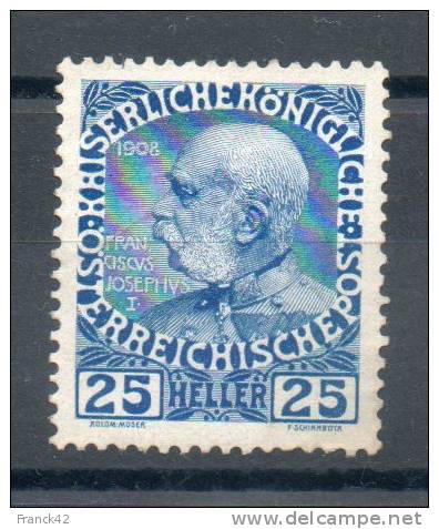 Autriche. 25 Heller - Unused Stamps