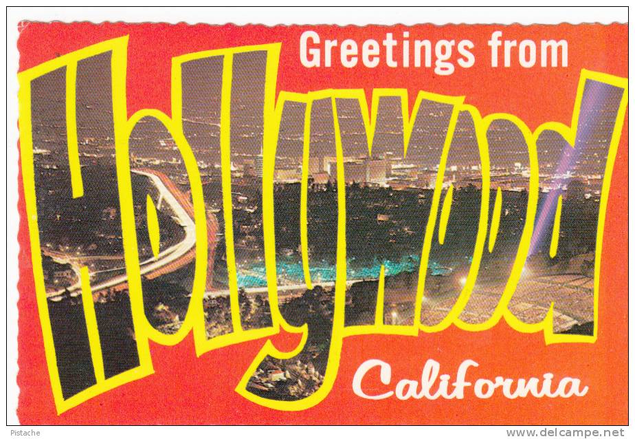 Greetings From  Hollywood California CA - Californie - Unused - Other & Unclassified