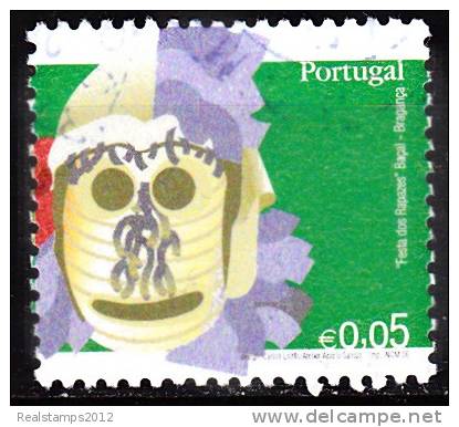 PORTUGAL - 2006,    Máscaras De Portugal. Emissão Base ( 2.º Grupo )  € 0,05   (o)  MUNDIFIL  Nº 3422 - Oblitérés