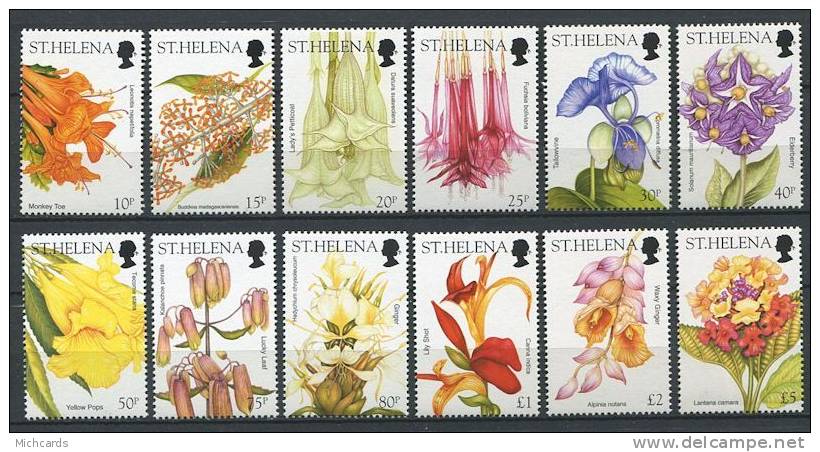 104 SAINTE HELENE 2003 - Fleur Blumen Flower - Neuf Sans Charniere (Yvert 823/34) - Saint Helena Island