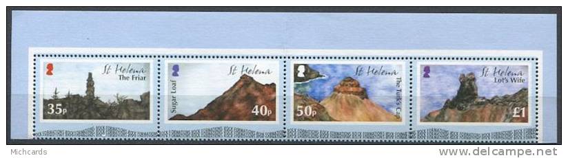 104 SAINTE HELENE 2005 - Formations Rocs (roche) - Neuf Sans Charniere (Yvert 863/66) - St. Helena