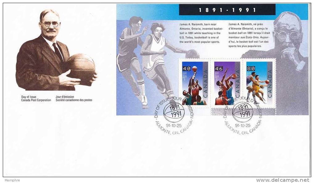 1991   Basketball Bloc Feuillet --  Souvenir Sheet - 1991-2000