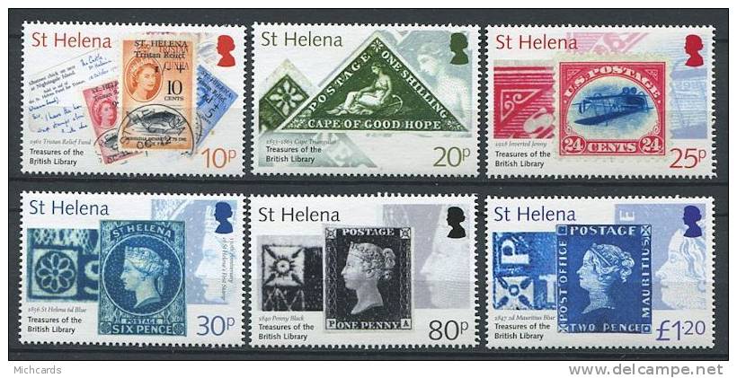 104 SAINTE HELENE 2006 - Timbre Sur Timbre - Neuf Sans Charniere (Yvert 899/904) - St. Helena