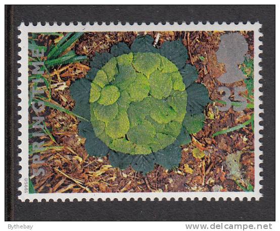 Great Britain Scott #1594 MNH 35p Hazel Leaves - Sculptures By Andy Goldsworthy - Neufs