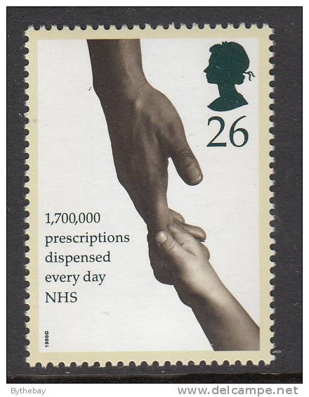 Great Britain Scott #1815 MNH 26p Adult Hand Holding Child's, 17000 Prescriptions Dispensed Every Day - NHS - Neufs