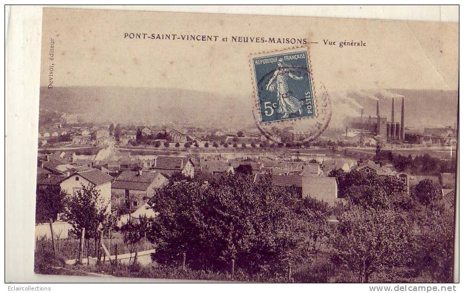 Pont St Vincent  Et Neufmaisons   54    Vue Générale - Autres & Non Classés