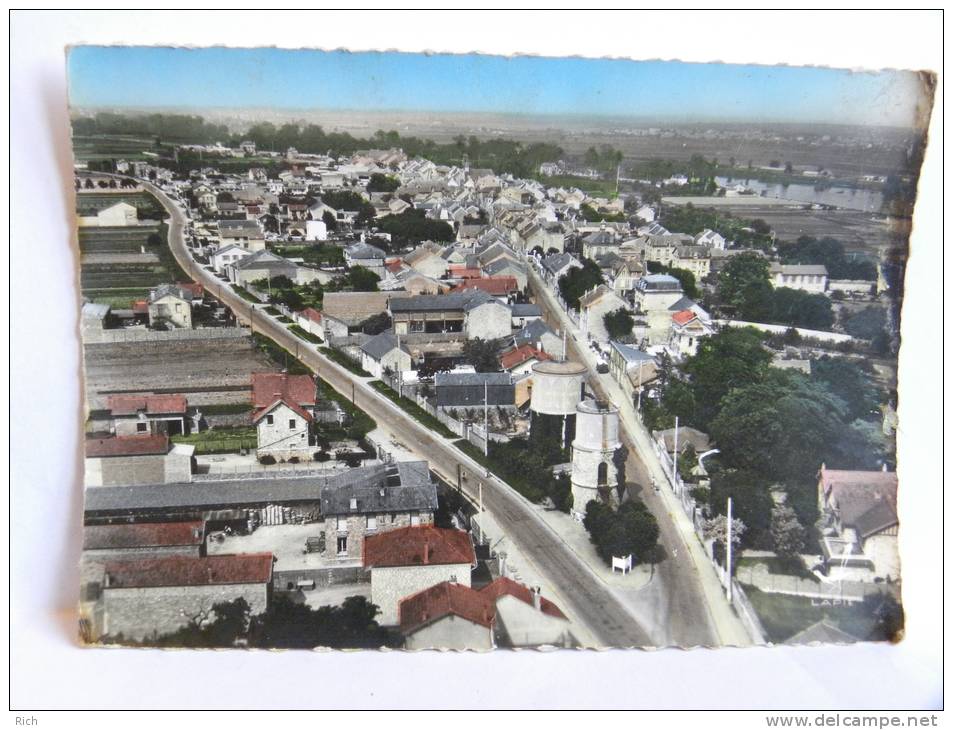 CPSM (78) Yvelines - CARRIERES Sous POISSY Vue Générale - En Avion Au Dessus De... - Carrieres Sous Poissy