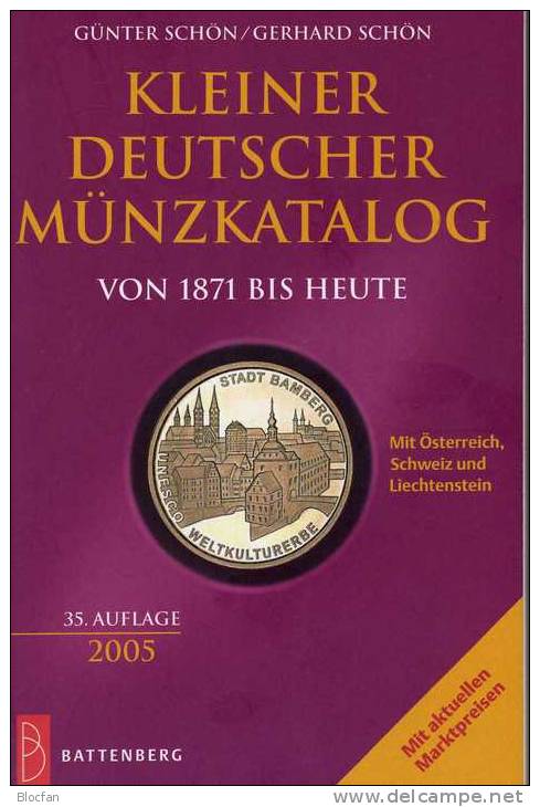 Kleine Münz-Katalog 2005 Antiquarisch 10€ Numisbrief Numisblatt Coin Catalogue Of Germany Austria Helvetia Liechtenstein - Libros & Software