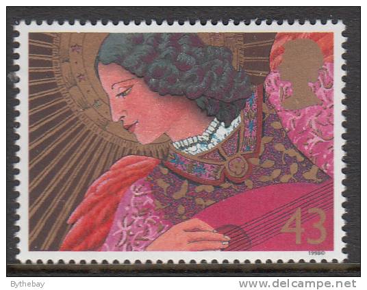 Great Britain Scott #1837 MNH 43p Angel Playing Lute - Christmas - Neufs