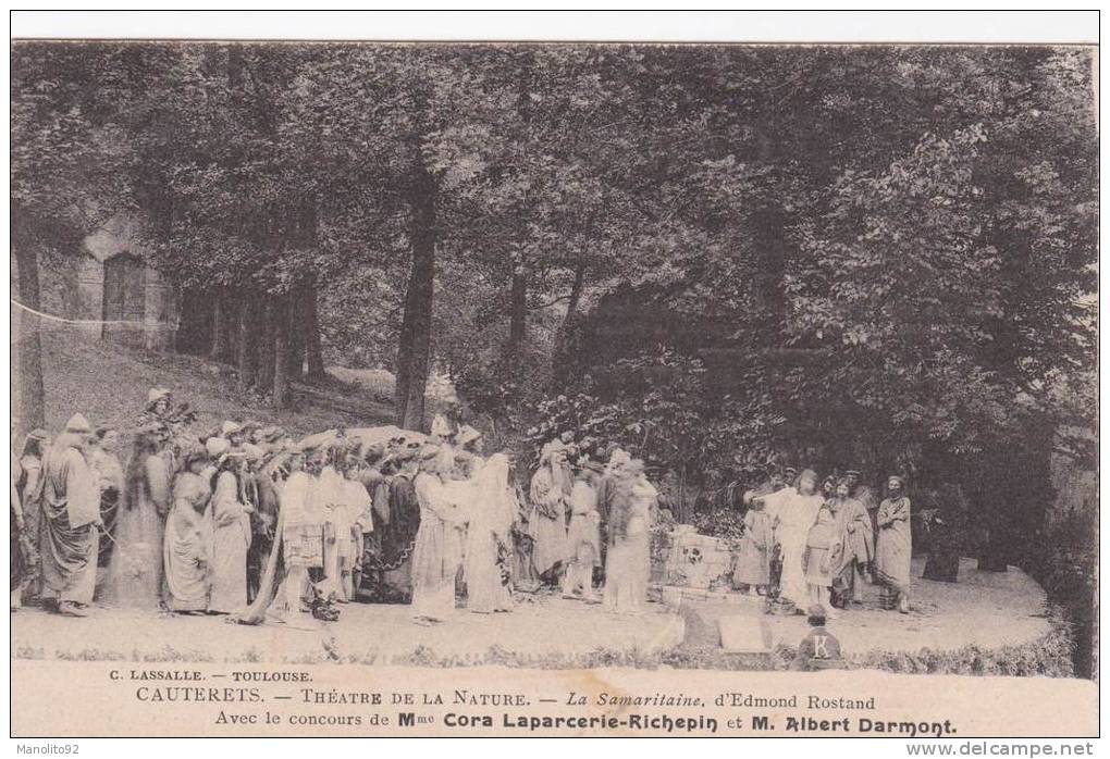 CPA 65 - CAUTERETS : Théatre De La Nature - La Samaritaine D'Edmond Rostand - Cauterets