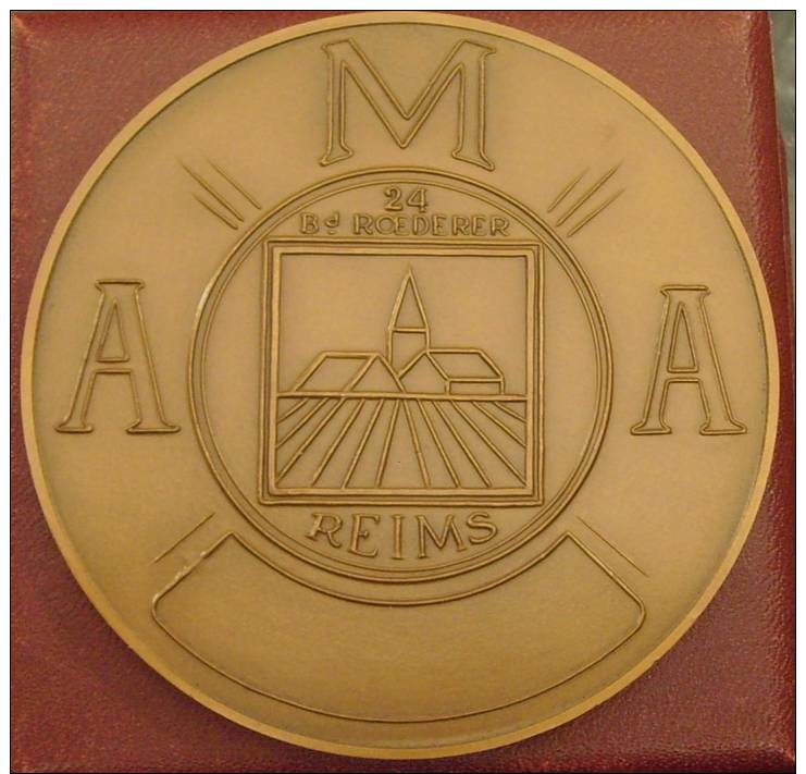 Medaille D'assurances Mutuelles Agricoles - Marne Ardennes - Professionals/Firms