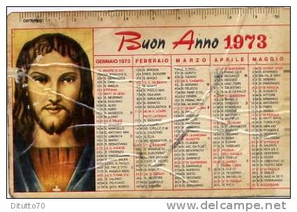 Calendarietto - 1973 Gesu´ Buon Anno - Klein Formaat: 1971-80