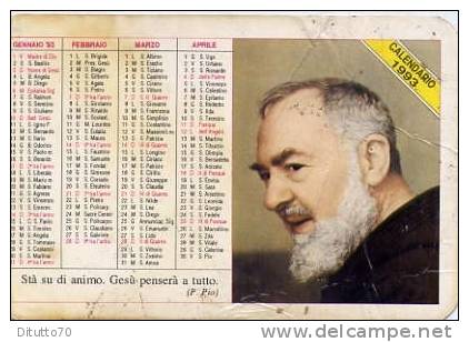 Calendarietto - 1995 Padre Pio - Formato Piccolo : 1991-00