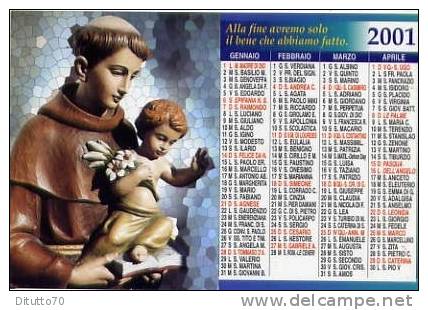 Calendarietto - 2001 S.antonio - Tamaño Pequeño : 2001-...