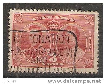 Canada  1937  King George VI  (o) Coronation - Used Stamps