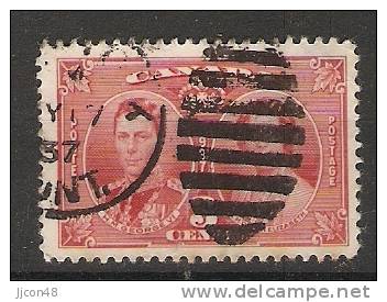 Canada  1937  King George VI  (o) Coronation - Used Stamps